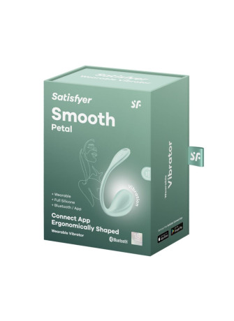 Oeuf vibrant vert menthe Smooth Petal Satisfyer - CC597862